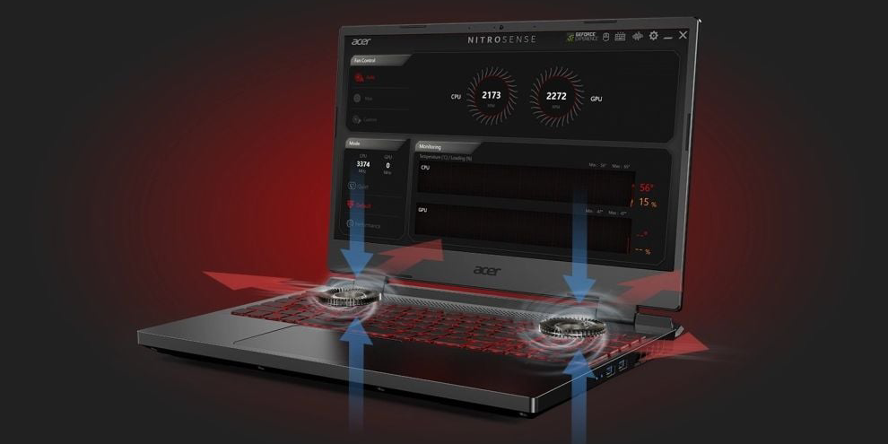 Acer Nitro 5 AMD Ryzen 7 6800H 15.6 8GB 512GB Nvidia RTX3050Ti 4GB DOS 6
